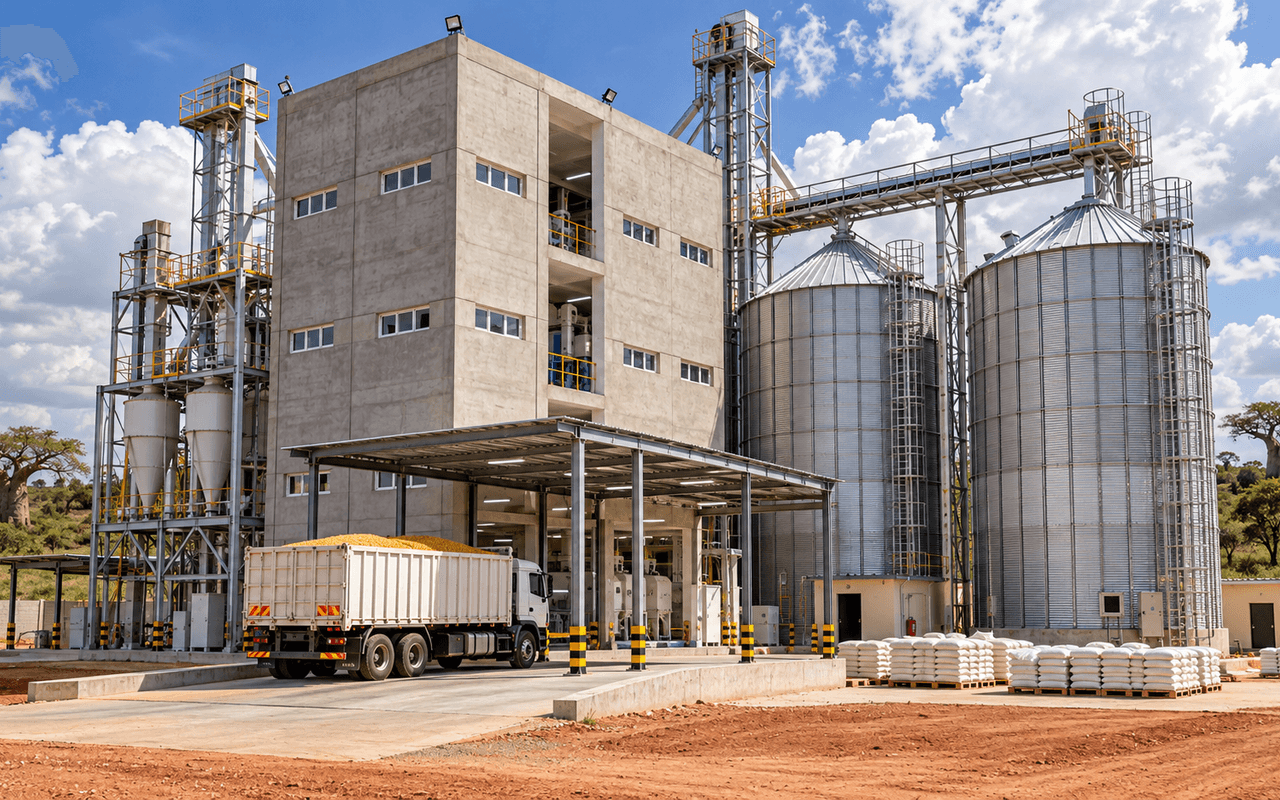 120 t/day corn flour and semolina mill