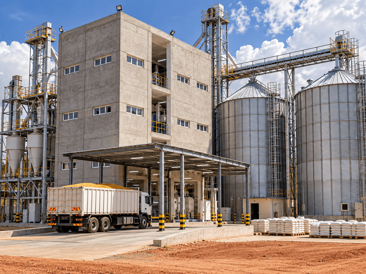 120 t/day corn flour and semolina mill