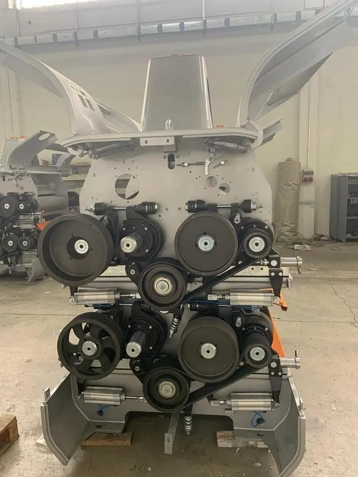 Double roller mill drive
