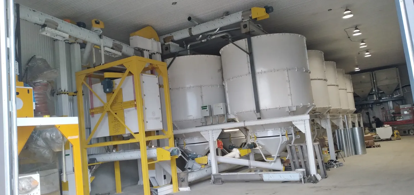 Process equipment installed on site