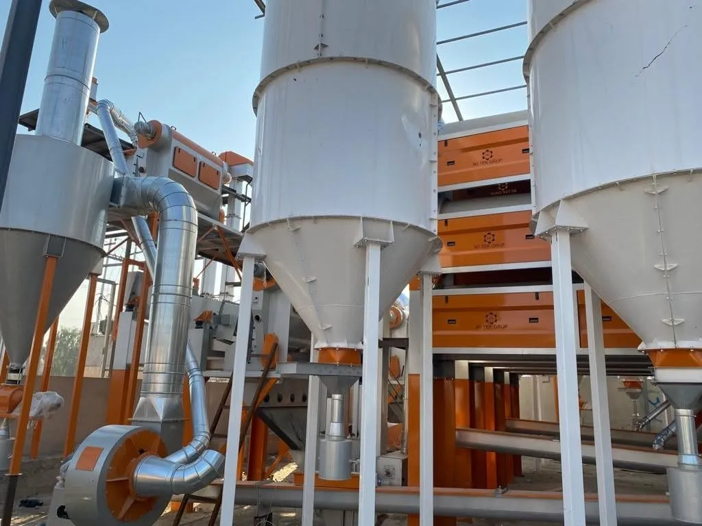 Process equipment installed on site