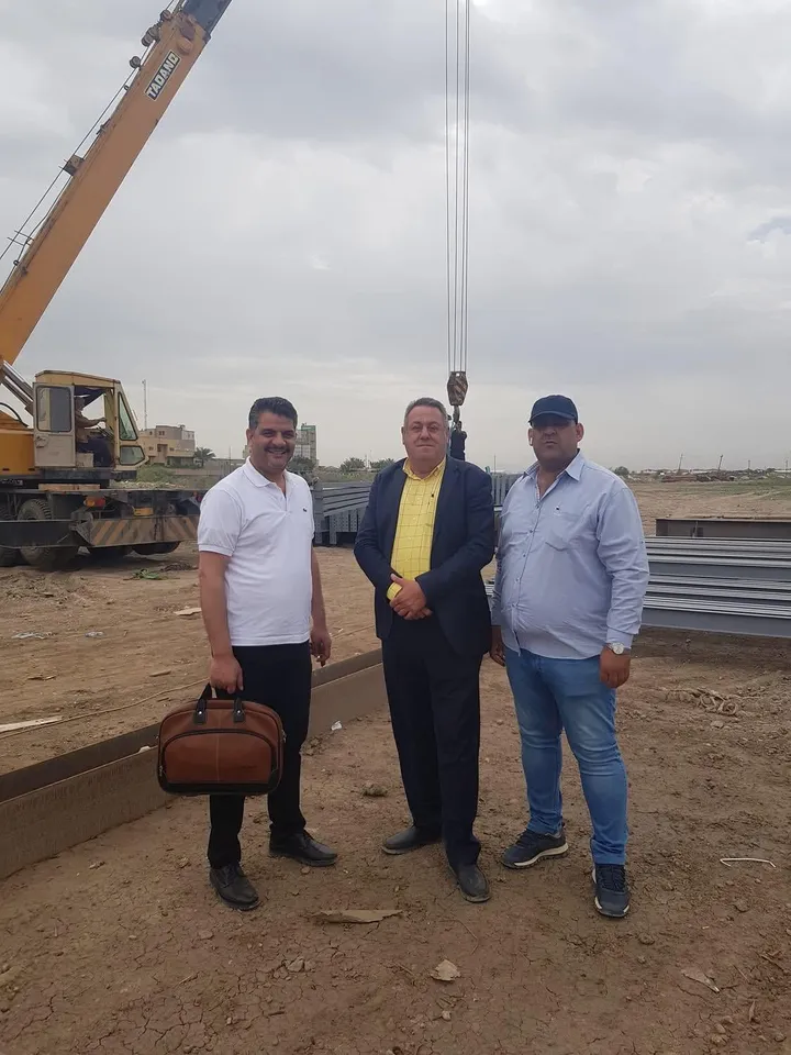 Construction site visit