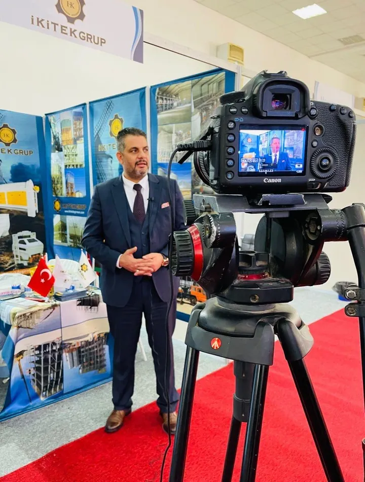 Interview at the İkitek stand